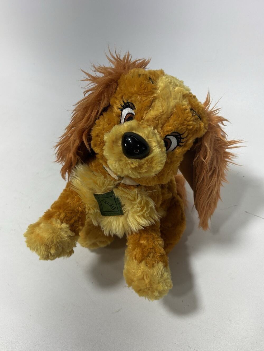 Disney Parks Lady Plush Lady and the Tramp Dog Stuffed Animal 10”